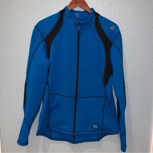 Pearl Izumi Men’s Blue Reversible Zip Front Cycling Sweater Size XL